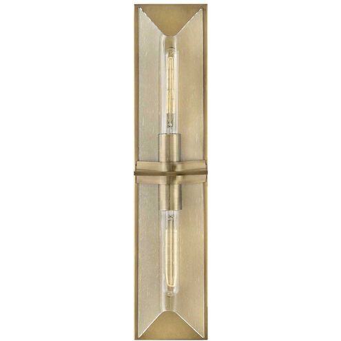 Astoria 2 Light 5.25 inch Heritage Brass Vanity Light Wall Light