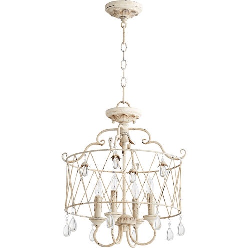 Venice 4 Light 18 inch Persian White Dual Mount Ceiling Light