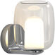 Aquina 1 Light 7.17 inch Polished Chrome Bathroom Wall Light