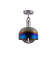 Forked LED 9.84 inch Burnt Steel Flush Mount Ceiling Light