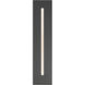 Profiled LED 23.5 inch Textured Black Outdoor Wall Lantern