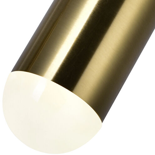 Chime LED 8 inch Brass Multi Point Pendant Ceiling Light