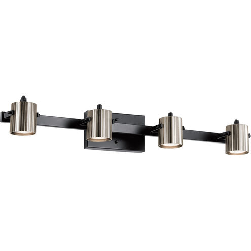 Trabek 4 Light 120 Black Rail Light Ceiling Light