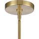 Gilman 1 Light 16 inch Satin Brass Pendant Ceiling Light