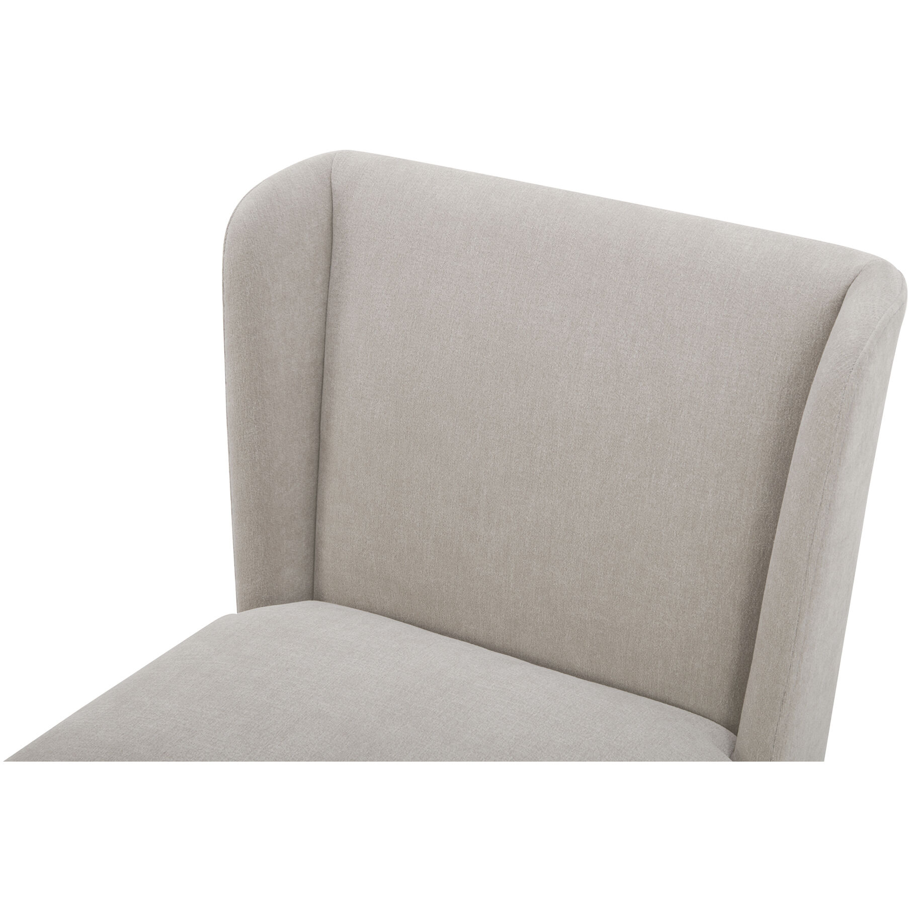 Cormac Grey Rolling Dining Chair in Taupe