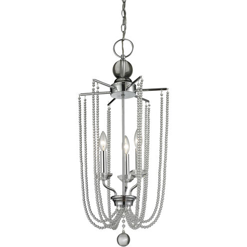Serenade 3 Light 14 inch Chrome Chandelier Ceiling Light