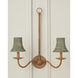 Bell Teal 5.5 inch Chandelier Shade, Suzanne Duin Collection