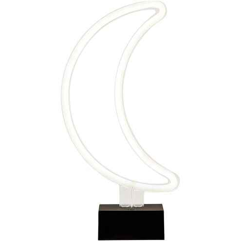 Moon 12 inch White LED Neon Lamp Portable Light