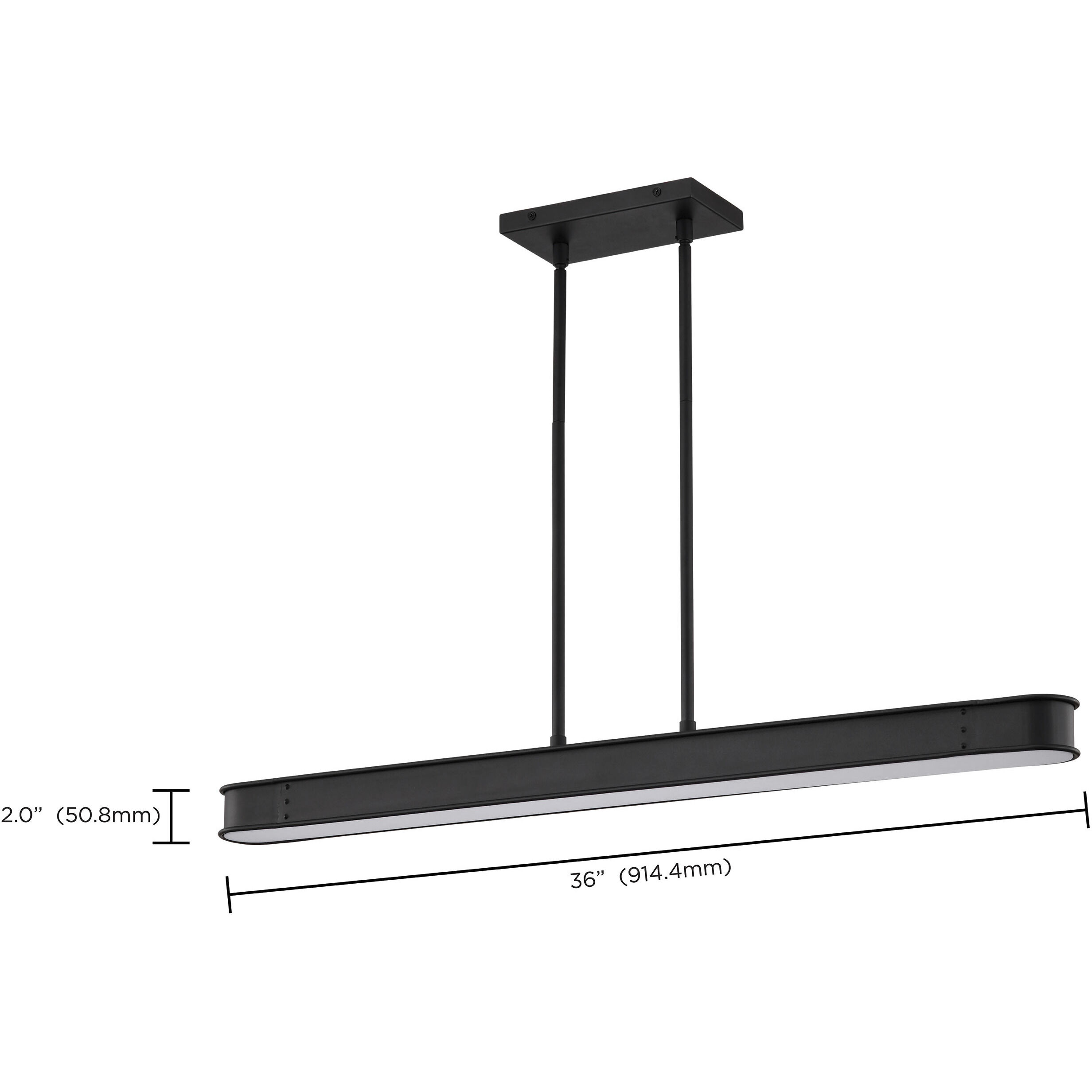 Longford LED 2.75 inch Textured Black Pendant Ceiling Light