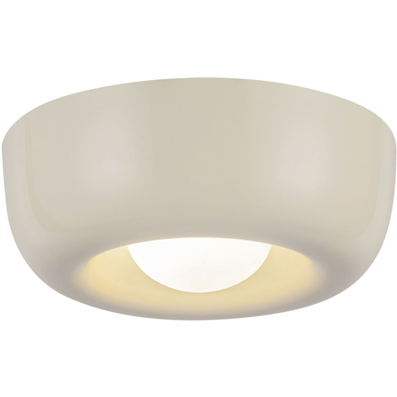 Hayden LED 6 inch Pearl White Flush Mount Ceiling Light