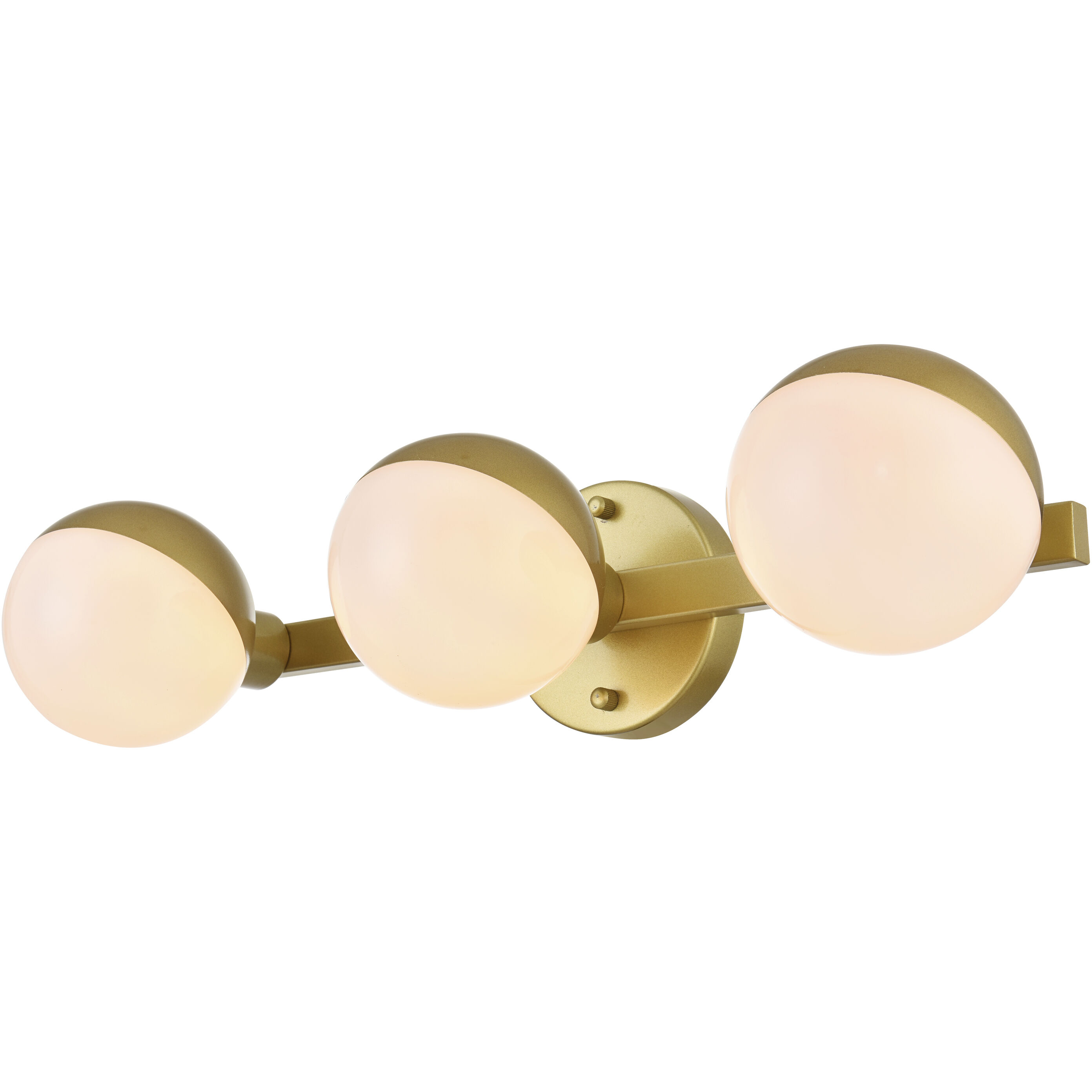 Majesty 3 Light 21 inch Brass Bath Sconce Wall Light