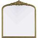 Naomi 36 X 33 inch Antique Brass Mirror