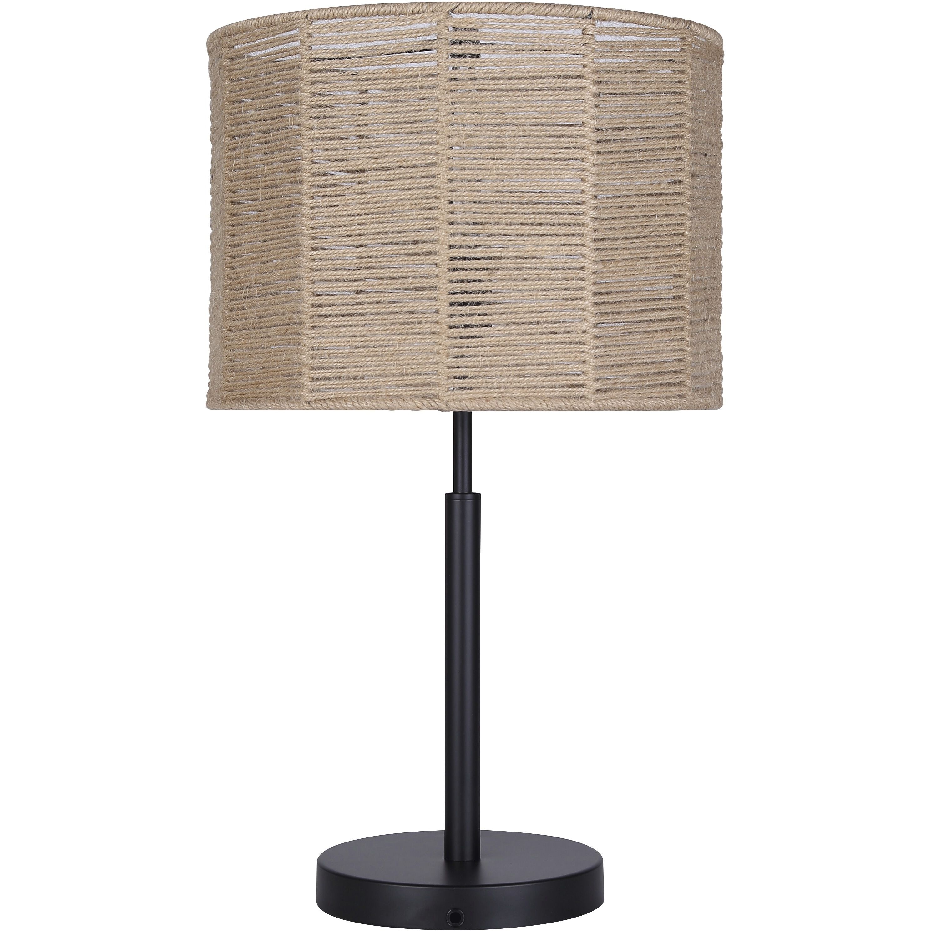Lano 24 inch 60.00 watt Matte Black Table Lamp Portable Light