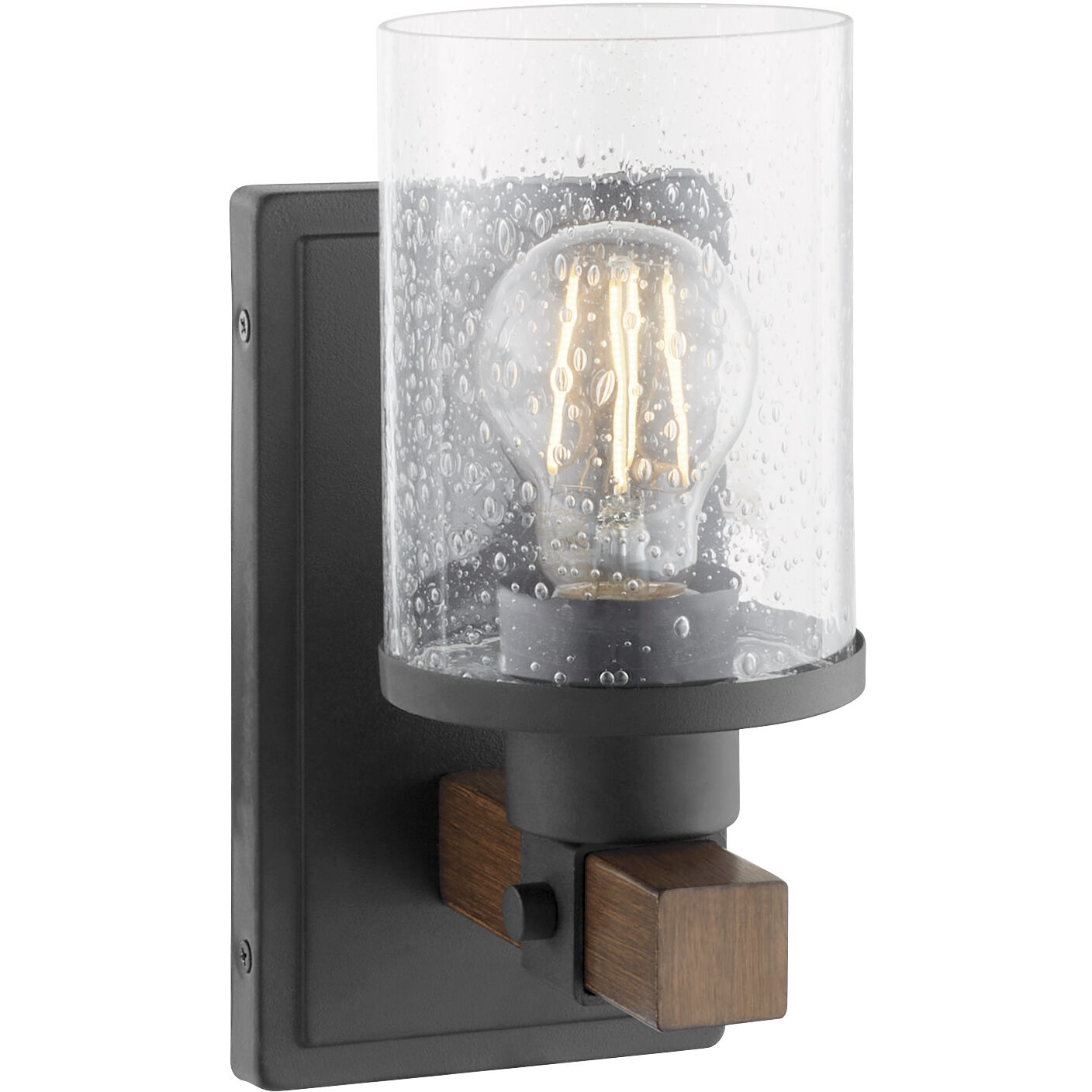 Alpine 1 Light 4.5 inch Textured Black Walnut Wall Mount Wall Light