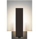 Midtown LED 9 inch Textured Bronze Indoor-Outdoor Sconce, Inside-Out