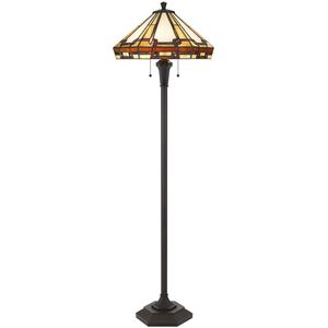 Tiffany 59 inch 60.00 watt Tiffany Floor Lamp Portable Light