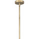 Isaac Heritage Brass Indoor 12 inch Stem 