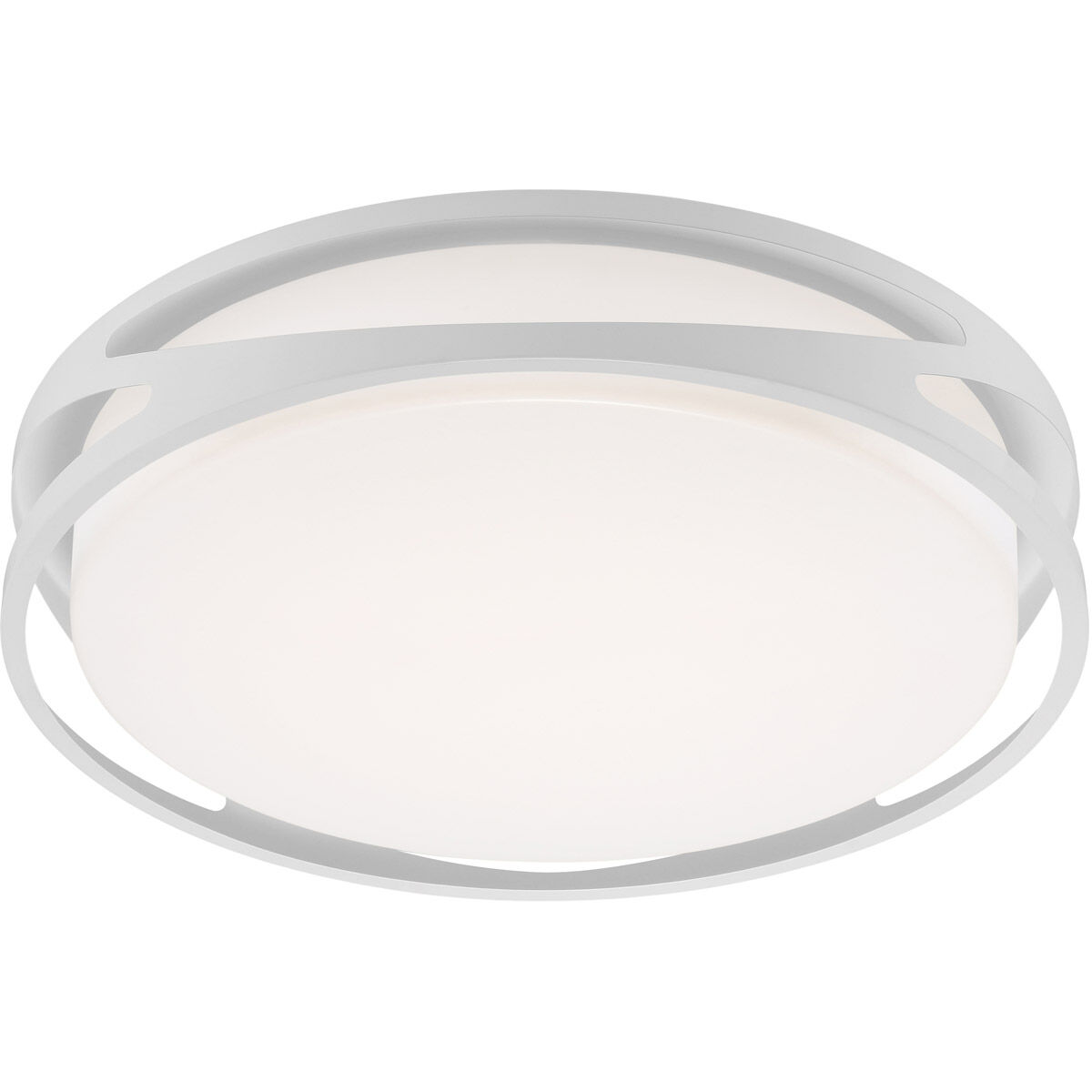 Lucia LED 21.75 inch White Flush Mount Ceiling Light
