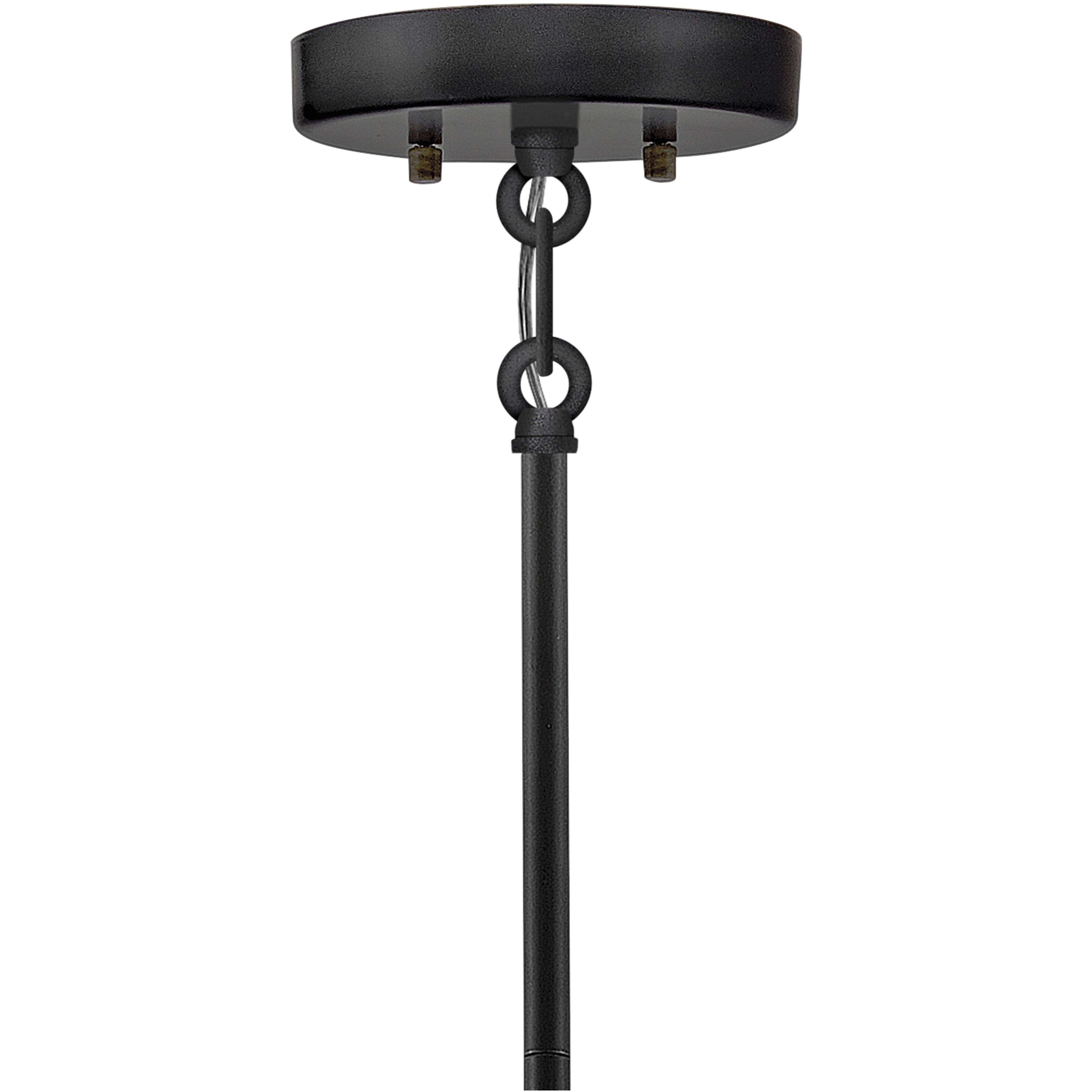Catalina 1 Light 7.5 inch Black with Burnished Bronze Outdoor Hanging