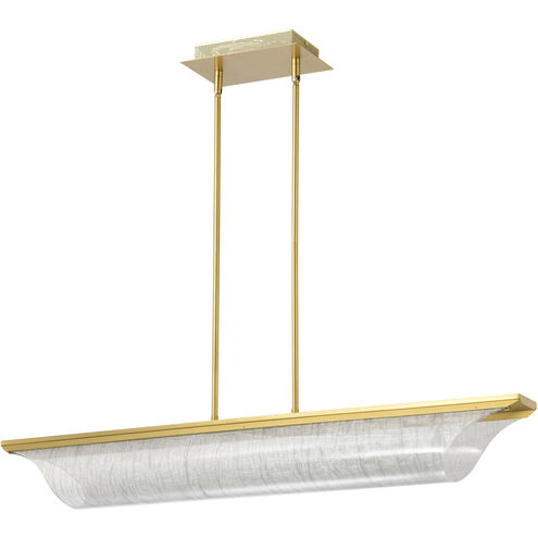 Idris LED 6.25 inch Vintage Brass Pendant Ceiling Light
