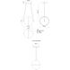Aries LED 7.88 inch Chrome Pendant Ceiling Light