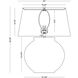 Catania 25 inch 150.00 watt Sand Table Lamp Portable Light