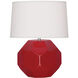 Franklin 23.5 inch 150.00 watt Ruby Red Table Lamp Portable Light