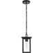 Venango 1 Light 6 inch Black Outdoor Pendant