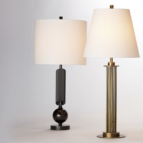 Ravel 35 inch 100.00 watt Oil Rubbed Bronze Metal Table Lamp Portable Light