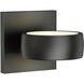 Modular LED 5 inch Black Outdoor Wall Mount