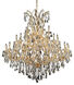 Maria Theresa 41 Light 52 inch Gold Foyer Ceiling Light in Clear, Royal Cut