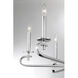 Torino 6 Light 28 inch Polished Nickel Chandelier Ceiling Light, Essentials