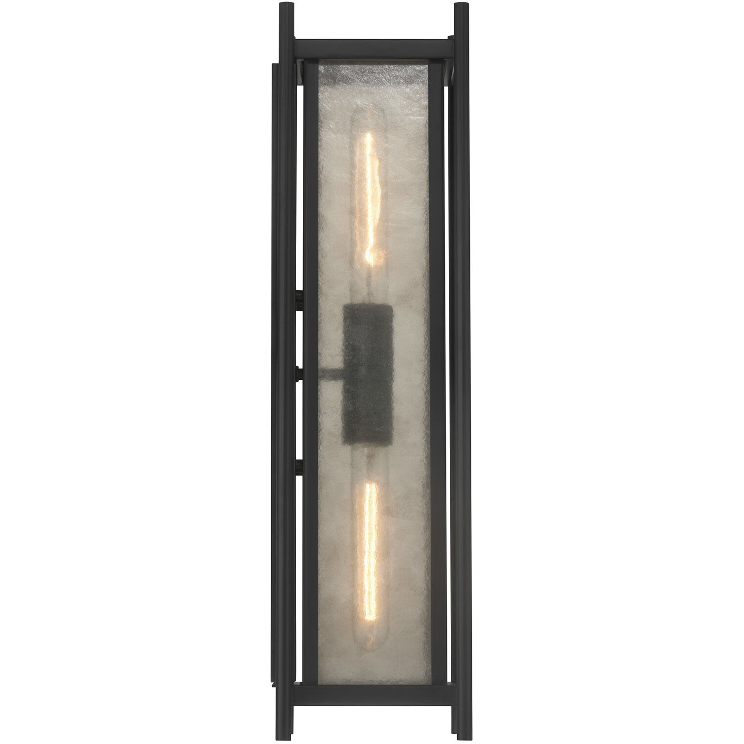 Jacobs 2 Light 22 inch Matte Black Outdoor Wall Lantern