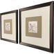 Fragrant Perch Brown and Gray Framed Art