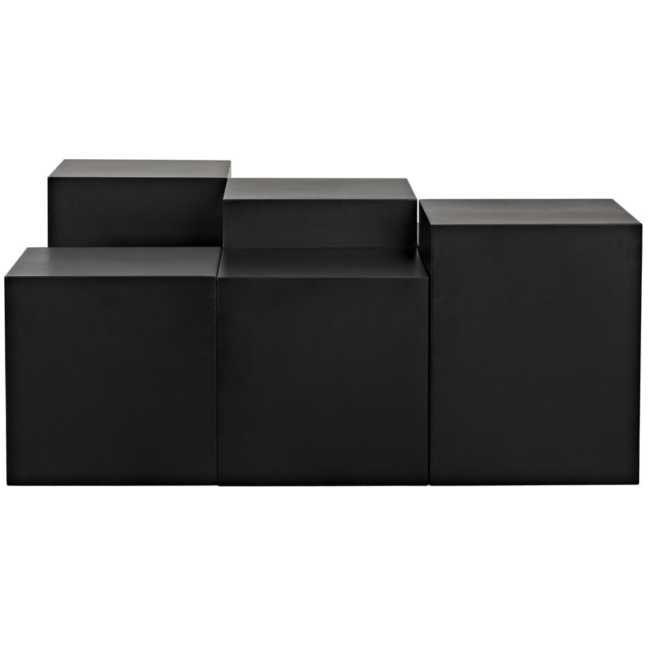Stein 48 X 48 inch Matte Black Coffee Table
