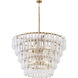 Vionne 8 Light 35 inch Legacy Brass Pendant Ceiling Light