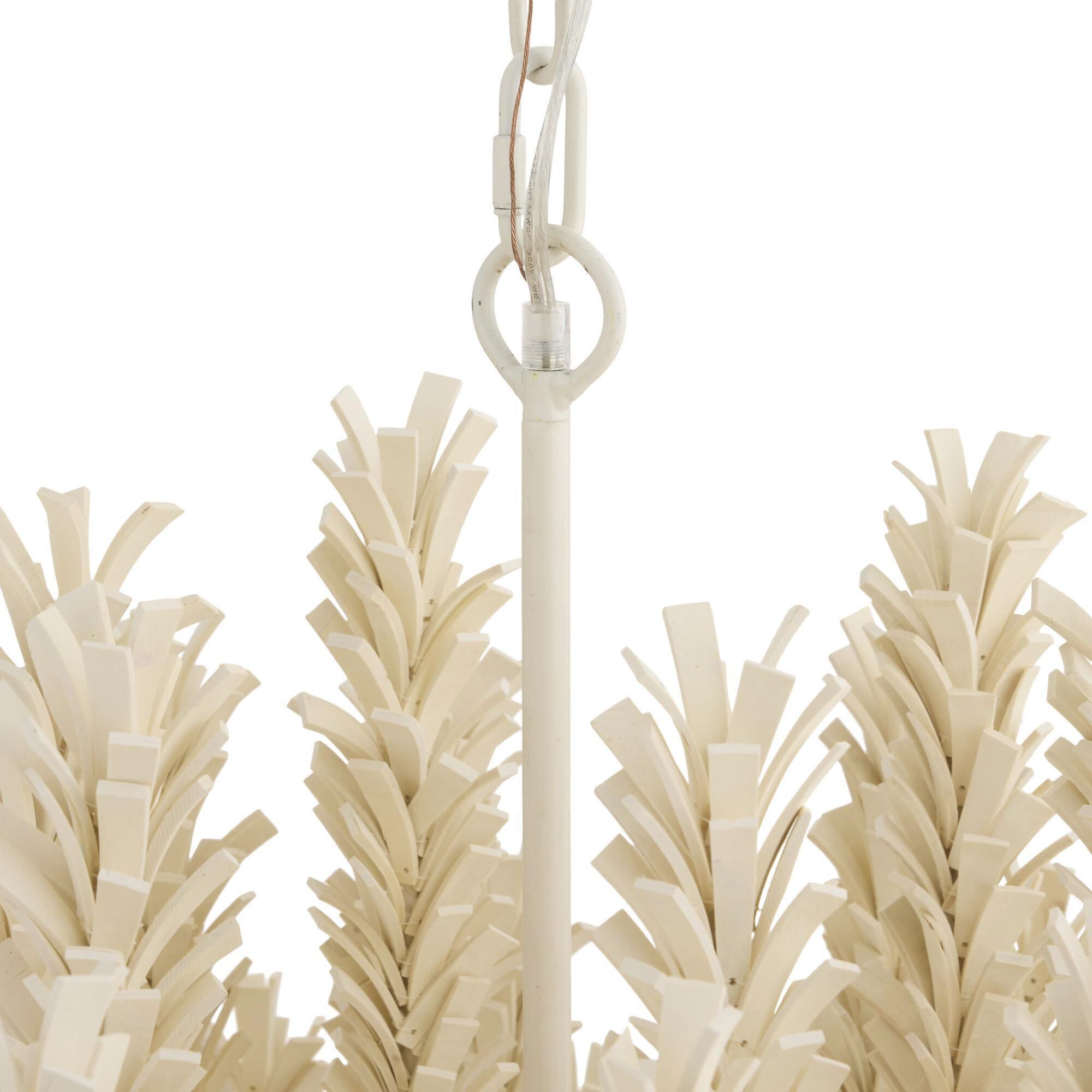 Kaia 6 Light 39 inch White Chandelier Ceiling Light