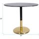 Micca Black and Gray with Gold Bistro Table