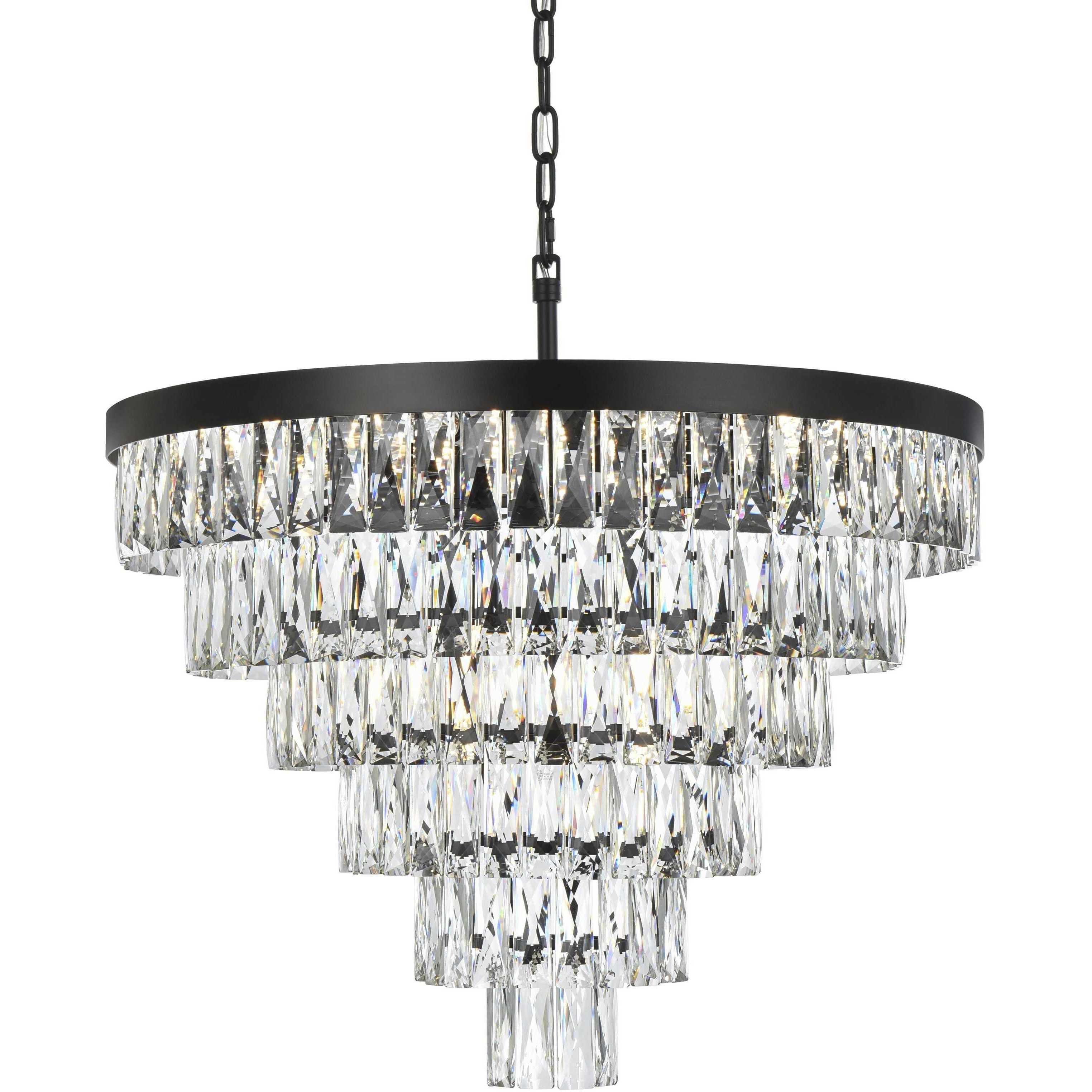 Josephine 13 Light 27.5 inch Black Chandelier Ceiling Light