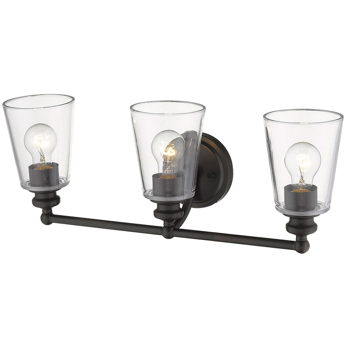 Ceil 3 Light 23 inch Oil-Rubbed Bronze Vanity Light Wall Light in Oil Rubbed Bronze