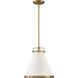 Lexi 1 Light 13.5 inch Lacquered Brass Indoor Pendant Ceiling Light