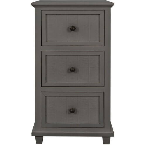 Vintage Gray 30 X 16 inch Vintage Gray Wash Side Table