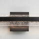 Antares LED 24 inch Black Vanity Light Wall Light