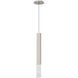 Axis XL LED Metallic Beige Silver Pendant Ceiling Light in 2700K LED