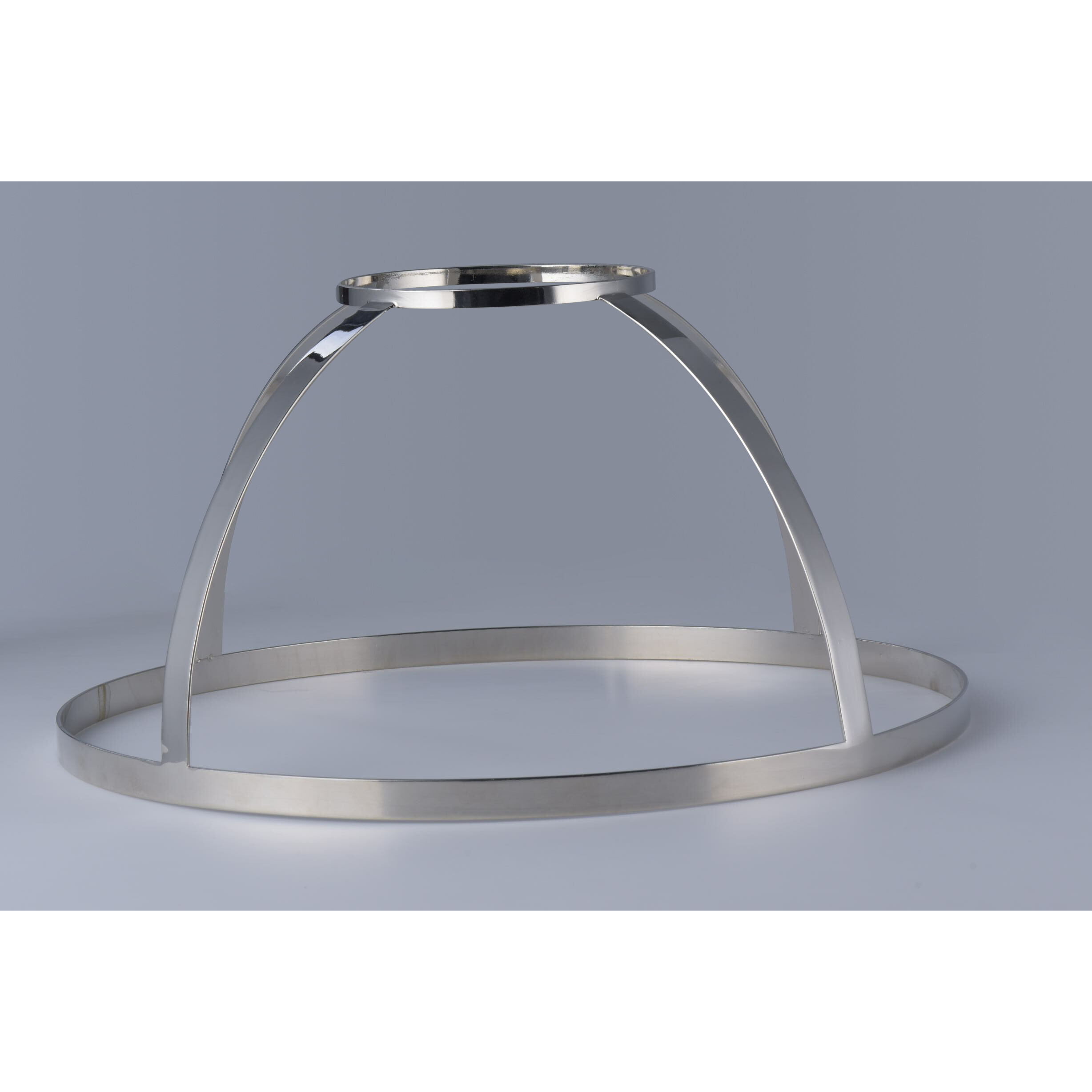 Retro Polished Nickel Pendant Band Ceiling Light