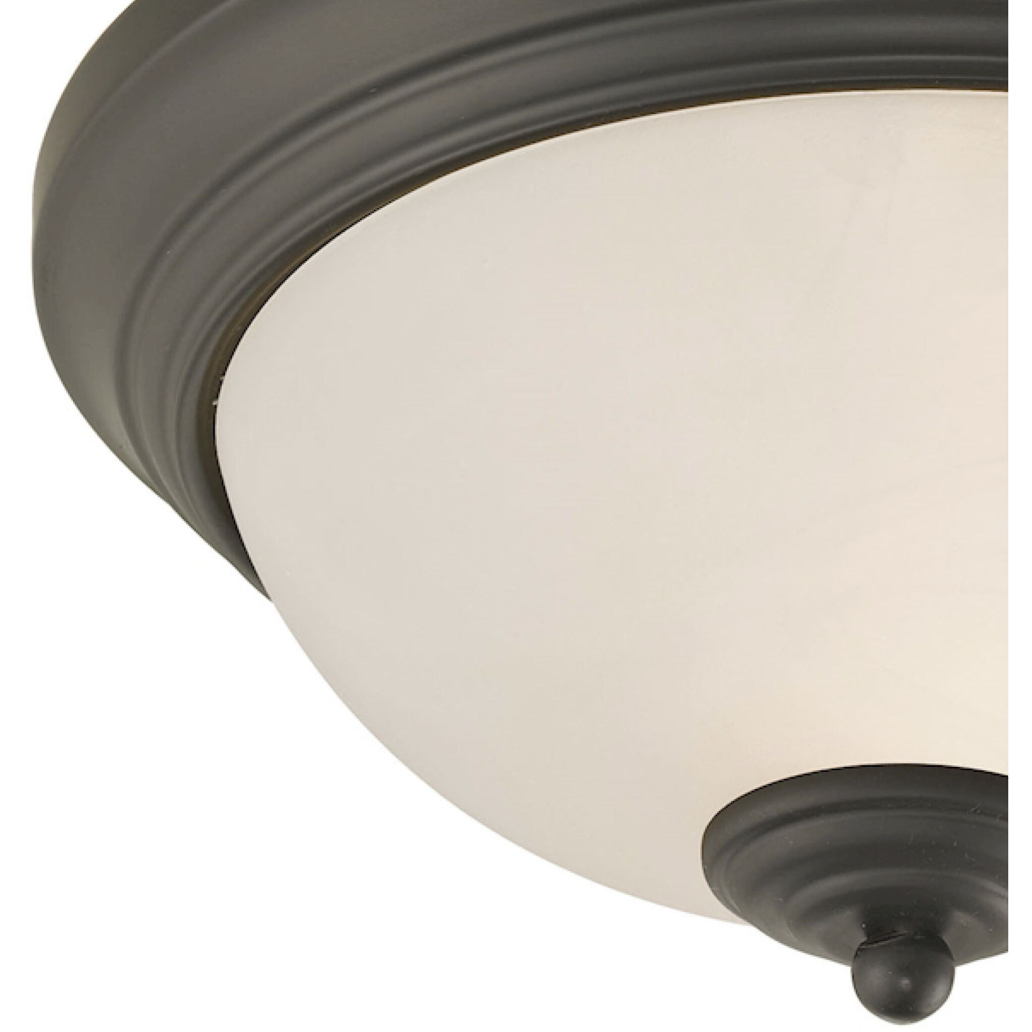 Huntington 2 Light 11 inch Oil Rubbed Bronze Flush Mount Ceiling Light