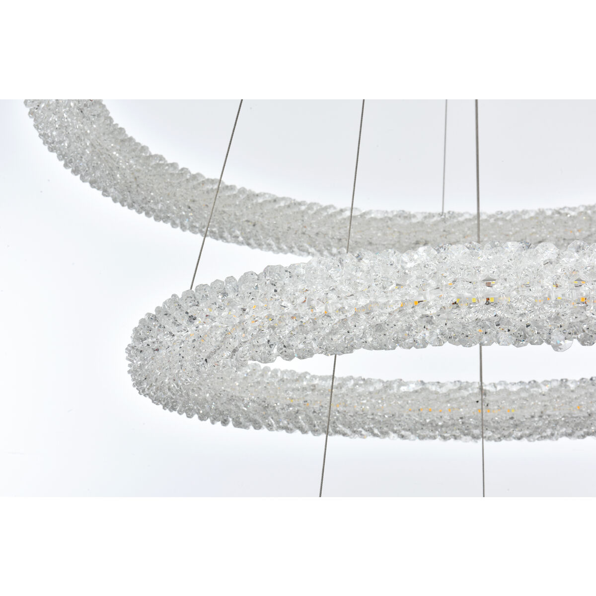 Bowen 3 Light 32 inch Satin Gold Chandelier Ceiling Light