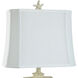 South Cove 33 inch 100 watt Weathered Cream Table Lamp Portable Light