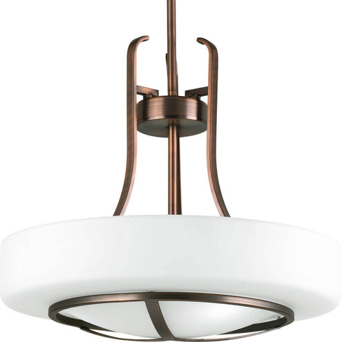 Torque 3 Light 18 inch Copper Bronze Pendant Ceiling Light