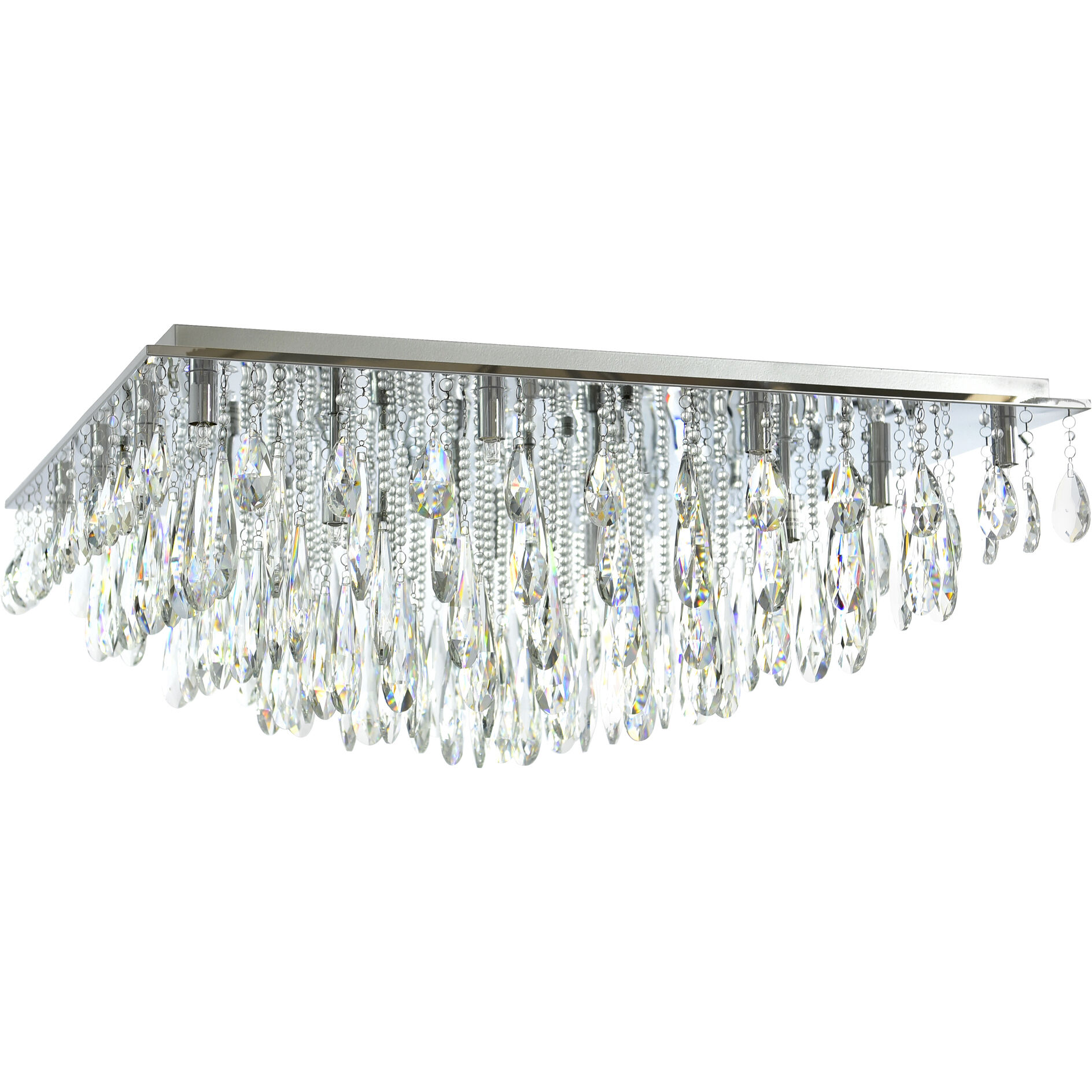 Bianca 20 Light 32 inch Chrome Flush Mount Ceiling Light